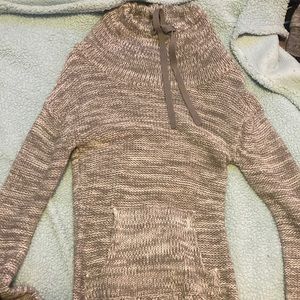 A grey hoodie